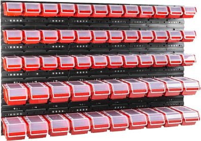 56 Pieces Box With Lid And Wall Shelf 120 X 80 Cm