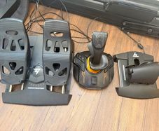 Thrustmaster T16000M FCS Flight Pack Joystick, Throttle & Rudder Pedals