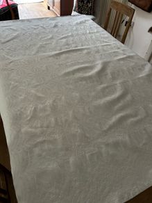 Vintage Linen Tablecloth