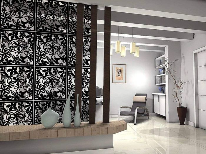 DIY Room Divider Screens Made of Environmentally PVC, Simple and Modern Hanging Panel Screen for Decorating Bedding, Dining, Study and Sitting-Room, Hotel, Bar and School - Black 12 Pack (FREE POSTAGE)