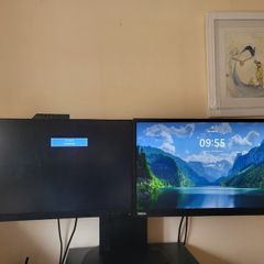 Lenovo Dual Monitors, Stand and Adapter