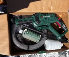 Parkside 20V Cordless Pressure Washer + Flexible Garden Hose Set (Bare Unit)