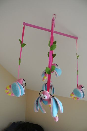 Bumble Bee Ceiling Mobile.