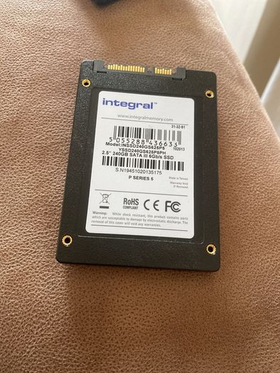 SSD, a 2.5-inch SATA internal drive