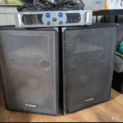 Pro sound 600 Amplifier and speakers