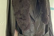 Brown Leather Coat