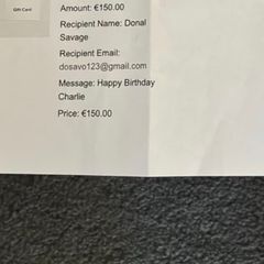gift card