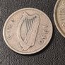1940 Halfcrown+Shilling set, silver. Image 2