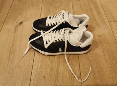 Ralph Lauren Court 100 blue trainers