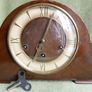 Antique German HAC Mantel Clock with Sounder. Germany, 1920s (WORKS WELL) Image 3