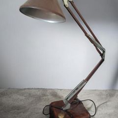 Pair of Vintage Industrial Anglepoise Desk Lamps Work Lights