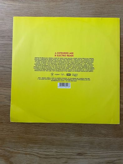 Queen + Vanguard - Flash - 12" Vinyl Single - 2003 Nebula / Frisbee / Virgin / EMI Records