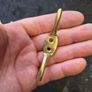 Brass Cleat Hooks Roman Blind & Curtain Cords Image 4