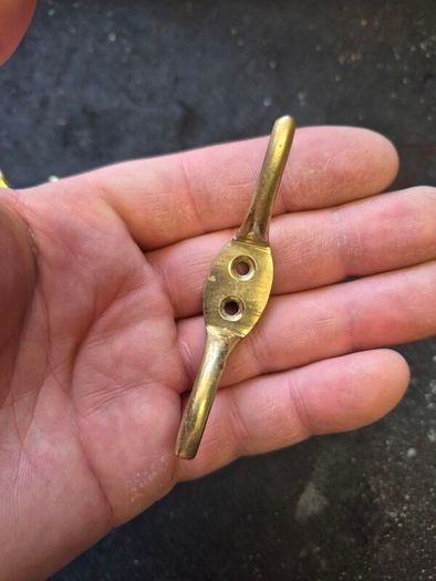 Brass Cleat Hooks Roman Blind & Curtain Cords