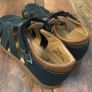Bluezoo boys navy sandals size 11 junior Image 2