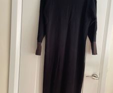 Jaeger black wool dress