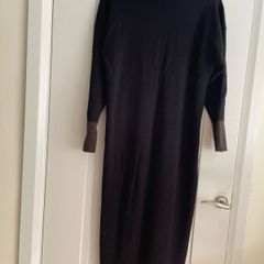 Jaeger black wool dress