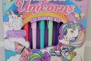 Rainbow Unicorns Colouring Kit
