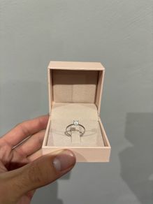 0.50ct Natural Diamond Ring 14k White Gold Ring