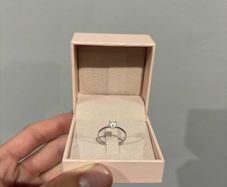 0.50ct Natural Diamond Ring 14k White Gold Ring