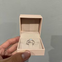 0.50ct Natural Diamond Ring 14k White Gold Ring