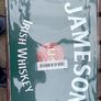 Jameson irish whiskey metal advertising repo sign,,see pictures for condition,sold as seen ,buyer collects or pays postage thank you, Image 6