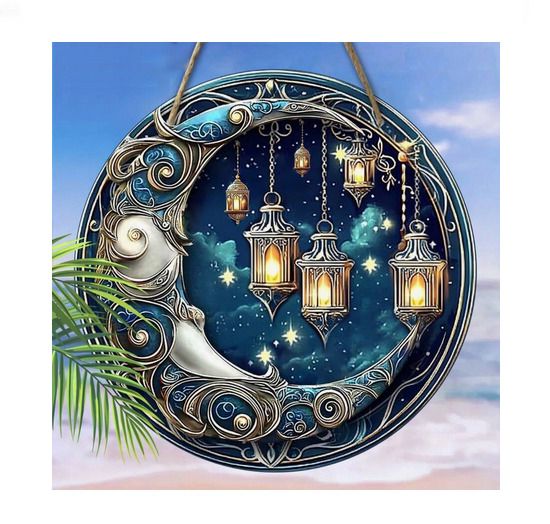 Bohemian Style Round Rug - ideal for eco-friendly home