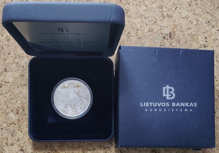 Lithuania 5 Euro Silver (.925) Proof Coin 2019 - Uzgavenes