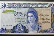 Gibraltar 10 Pounds 1986 BUNC