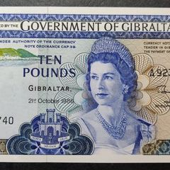 Gibraltar 10 Pounds 1986 BUNC