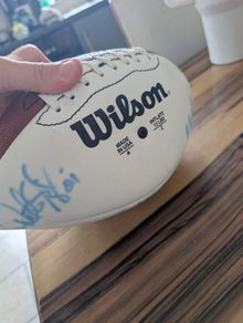 1998 Amsterdam admirals signed football