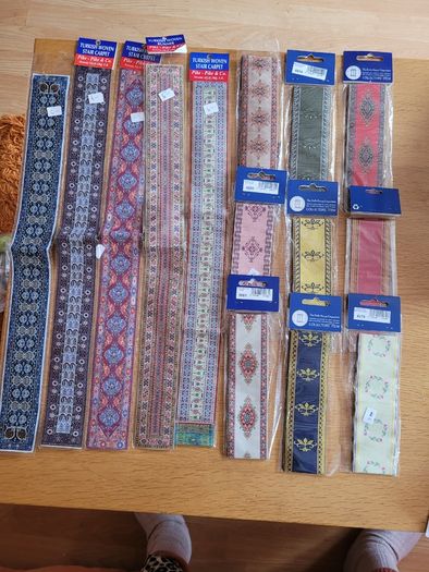 Dolls house carpets and rugs