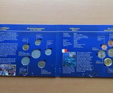 Malta double set of 14 coins pre euro & first year euro 2008 UNC