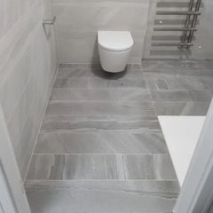 Grey Sandstone-Effect Porcelain Matt Tile 120x20cm