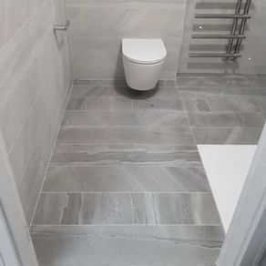 Grey Sandstone-Effect Porcelain Matt Tile 120x20cm