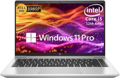 HP ProBook 440 G9 14" FHD Notebook Laptop, 12th Gen 10-core i5-1235U up to 3.3GHz, 16GB DDR4 RAM, 256GB SSD, Win 11 Pro