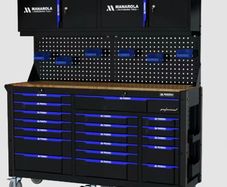 Tool Box 19 Drawers With Back Panel + Cabinets