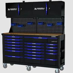 Tool Box 19 Drawers With Back Panel + Cabinets