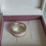 Pandora soft pink hearts band ring size 54 very good condition fully hallmarked(no box) Image 9