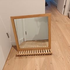 Mirror with shelf