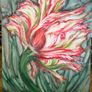 Original acrylic painting   -  "Tulip " Image 4