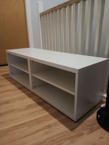 White TV stand/storage unit