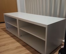 White TV stand/storage unit