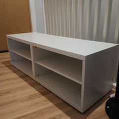 White TV stand/storage unit