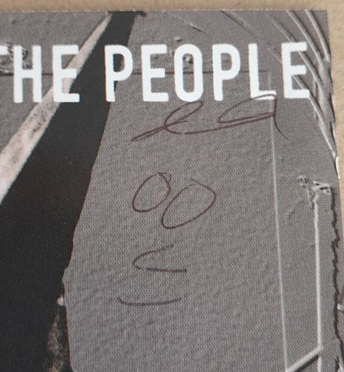 REM signed CD Peter Buck doodle