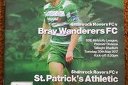2017 Shamrock Rovers v Bray Wanderers FC &amp; St. Patrick's Athletic Programme