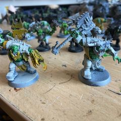 Warhammer 40k Ork Nobz x 6 and boyz x 5