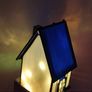 Vintage stained glass Tiffany style lamp. Image 2
