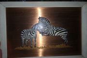 Oil painting on copper board