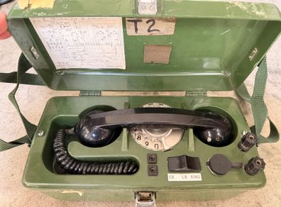 Army field telephone